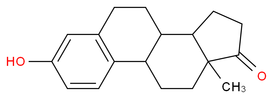 5-hydroxy-15-methyltetracyclo[8.7.0.0^{2,7}.0^{11,15}]heptadeca-2(7),3,5-trien-14-one_分子结构_CAS_53-16-7