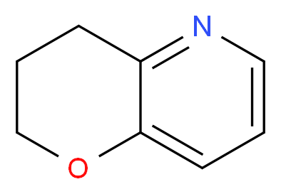 2H,3H,4H-pyrano[3,2-b]pyridine_分子结构_CAS_70381-92-9