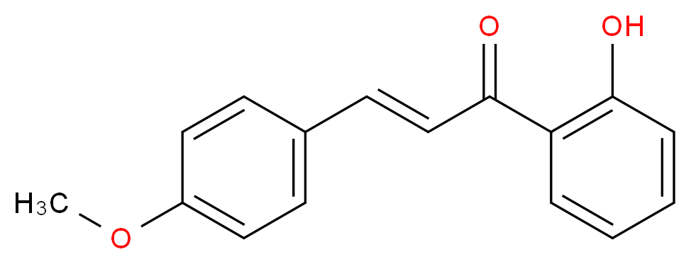 1-(2-hydroxyphenyl)-3-(4-methoxyphenyl)prop-2-en-1-one_分子结构_CAS_3327-24-0