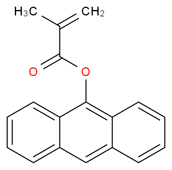 anthracen-9-yl 2-methylprop-2-enoate_分子结构_CAS_769959-88-8