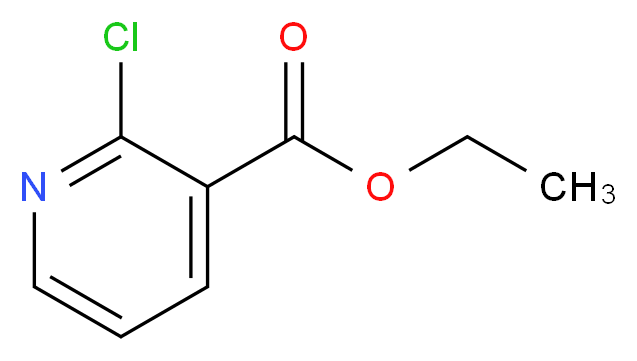 ethyl 2-chloropyridine-3-carboxylate_分子结构_CAS_)