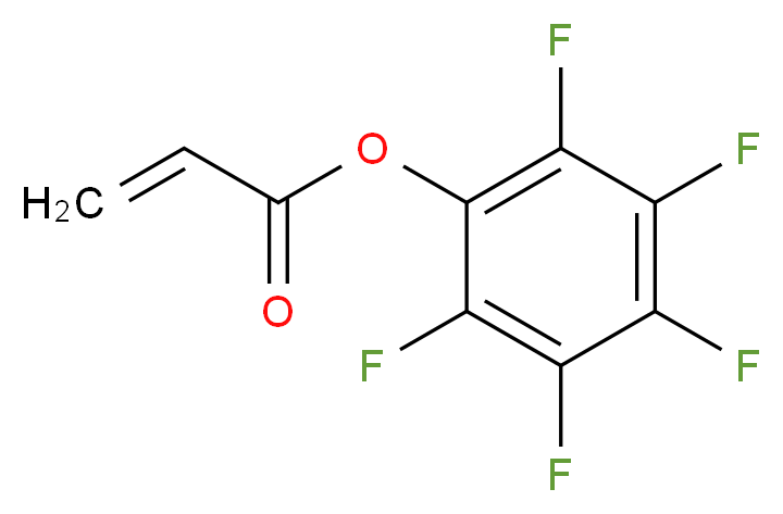 pentafluorophenyl prop-2-enoate_分子结构_CAS_71195-85-2