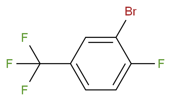 3-Bromo-4-fluorobenzotrifluoride 97%_分子结构_CAS_68322-84-9)