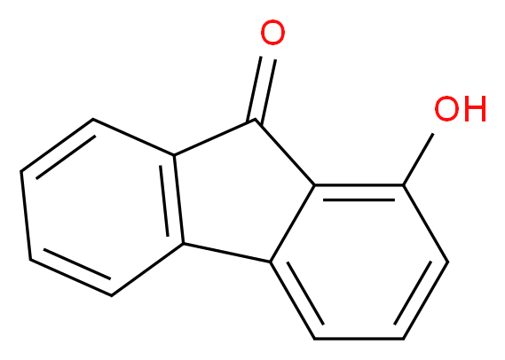 1-hydroxy-9H-fluoren-9-one_分子结构_CAS_6344-60-1
