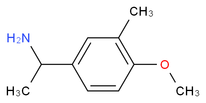 1-(4-methoxy-3-methylphenyl)ethanamine_分子结构_CAS_104338-23-0)