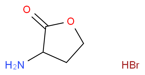 α-氨基-γ-丁内酯 氢溴酸盐_分子结构_CAS_6305-38-0)