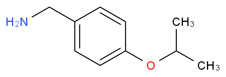 4-Isopropoxybenzylamine_分子结构_CAS_21244-34-8)