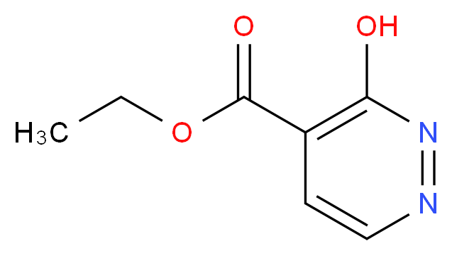 Ethyl 3-hydroxypyridazine-4-carboxylate_分子结构_CAS_1445-55-2)