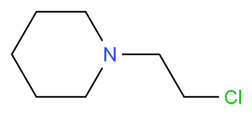 1-(2-Chloroethyl)piperidine_分子结构_CAS_1932-03-2)