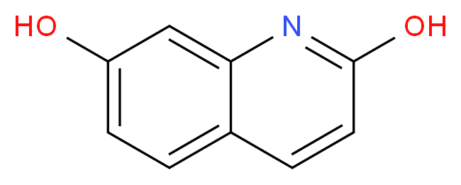 quinoline-2,7-diol_分子结构_CAS_70500-72-0