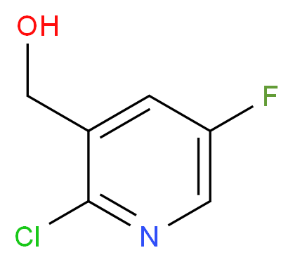 (2-Chloro-5-fluoro-pyridin-3-yl)-methanol_分子结构_CAS_870063-52-8)