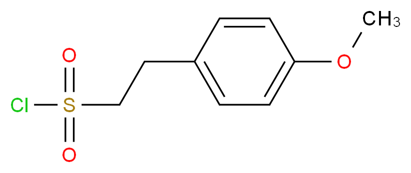 2-(4-methoxyphenyl)ethane-1-sulfonyl chloride_分子结构_CAS_76653-14-0