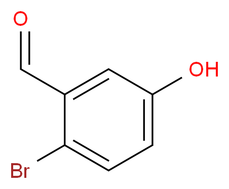 2-溴-5-羟基苯甲醛_分子结构_CAS_2973-80-0)