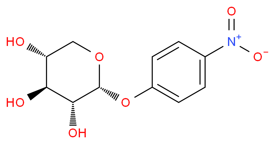 p-Nitrophenyl α-D-Xylopyranoside _分子结构_CAS_10238-28-5)