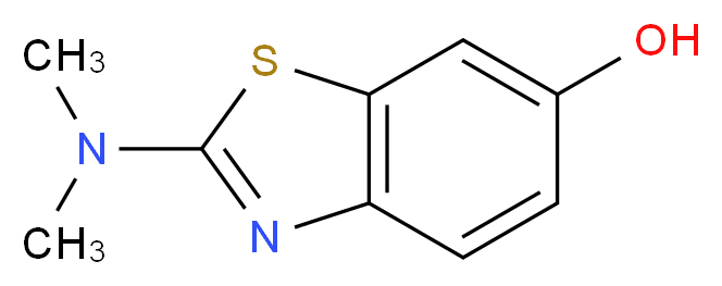 2-(Dimethylamino)-1,3-benzothiazol-6-ol_分子结构_CAS_943-04-4)