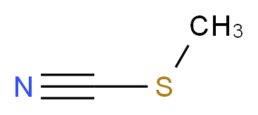 (methylsulfanyl)carbonitrile_分子结构_CAS_556-64-9