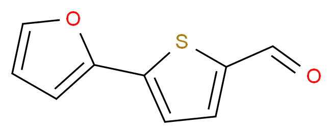 5-(2-furyl)thiophene-2-carbaldehyde_分子结构_CAS_868755-64-0)