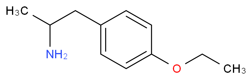 1-(4-ethoxyphenyl)propan-2-amine_分子结构_CAS_129476-58-0