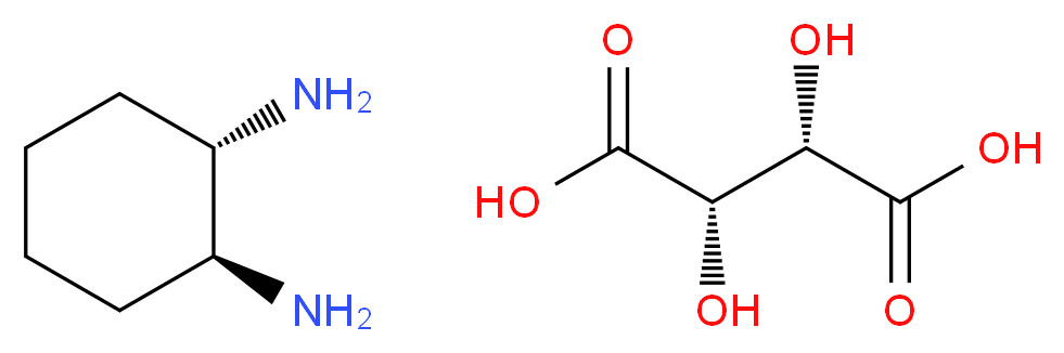 (1S,2S)-(+)-Cyclohexane-1,2-diamine D-tartrate salt_分子结构_CAS_67333-70-4)