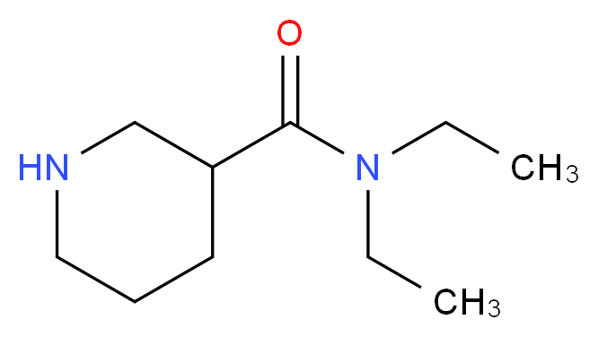 N,N-二乙基尼哌丁酰胺_分子结构_CAS_3367-95-1)