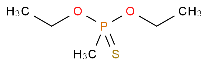 diethyl methyl(sulfanylidene)phosphonite_分子结构_CAS_6996-81-2