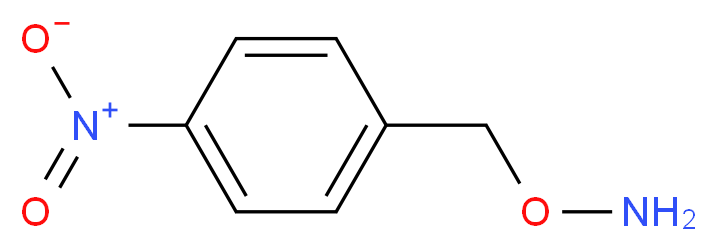 O-[(4-nitrophenyl)methyl]hydroxylamine_分子结构_CAS_2086-26-2