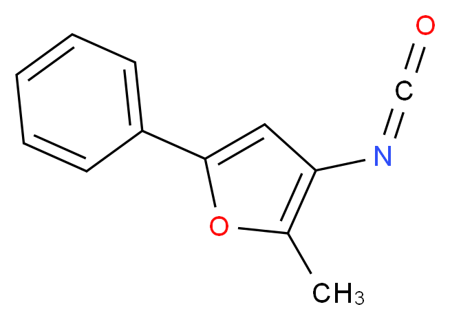 2-methyl-5-phenyl-3-furyl isocyanate_分子结构_CAS_568577-82-2)