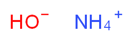 氢氧化铵, 0.1N 标准溶液_分子结构_CAS_1336-21-6)