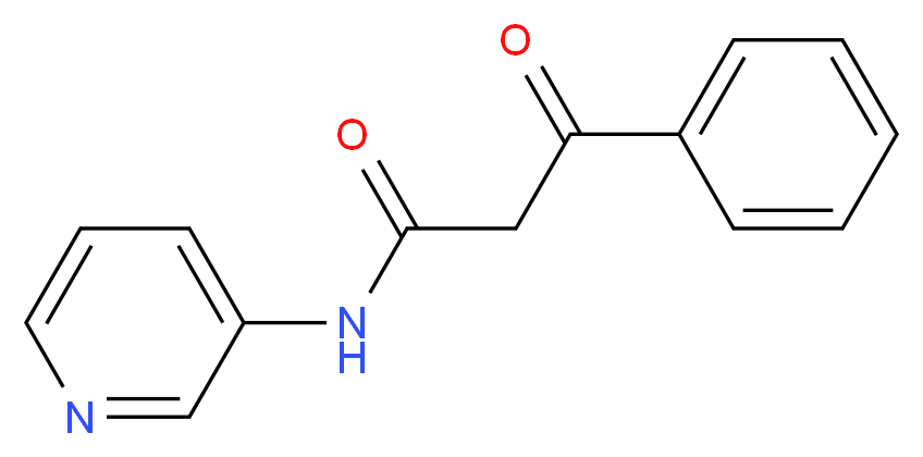 3-Oxo-3-phenyl-N-pyridin-3-yl-propionamide_分子结构_CAS_72742-89-3)