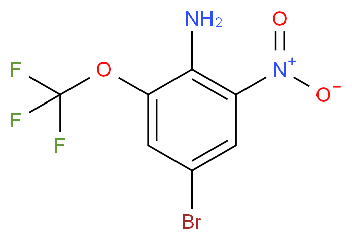 4-Bromo-2-nitro-6-(trifluoromethoxy)aniline_分子结构_CAS_1257535-31-1)