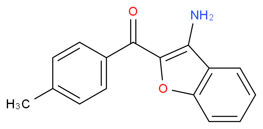 (3-Amino-1-benzofuran-2-yl)(4-methylphenyl)methanone_分子结构_CAS_333435-40-8)