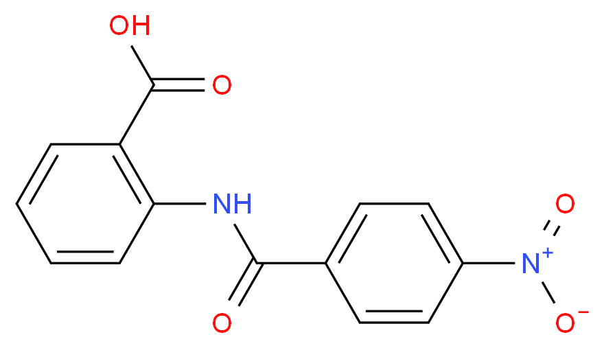 2-[(4-Nitrobenzoyl)amino]benzoic acid_分子结构_CAS_6345-04-6)