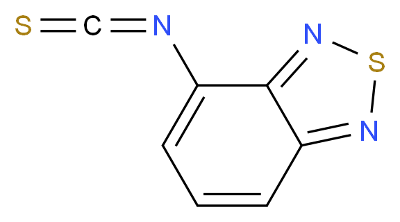 4-isothiocyanato-2,1,3-benzothiadiazole_分子结构_CAS_109029-21-2