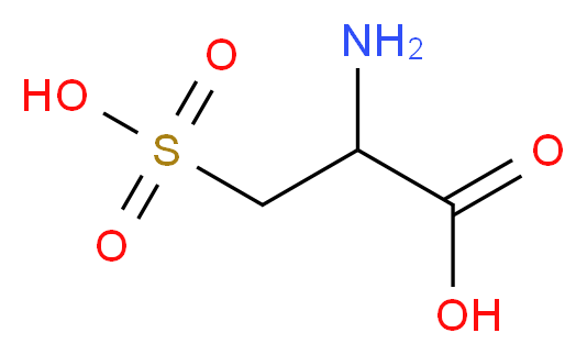 2-amino-3-sulfopropanoic acid_分子结构_CAS_13100-82-8