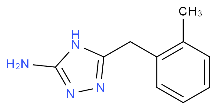 5-(2-Methylbenzyl)-4H-1,2,4-triazol-3-amine _分子结构_CAS_502685-45-2)