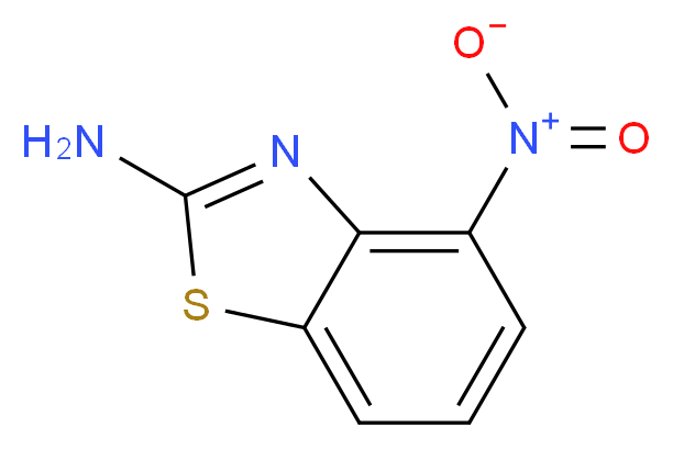 4-Nitro-1,3-benzothiazol-2-amine_分子结构_CAS_6973-51-9)