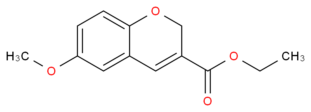 ethyl 6-methoxy-2H-chromene-3-carboxylate_分子结构_CAS_57543-61-0