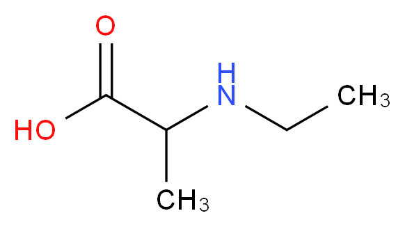 2-(ethylamino)propanoic acid_分子结构_CAS_64991-30-6)
