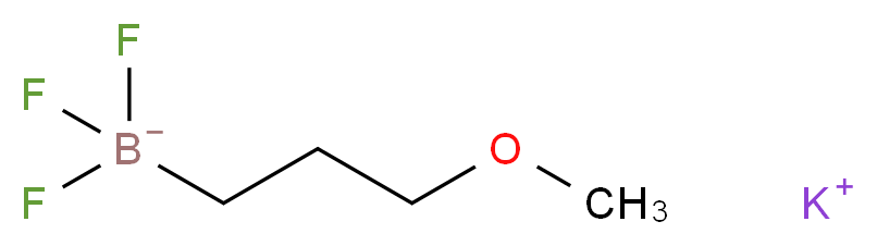 potassium trifluoro(3-methoxypropyl)boranuide_分子结构_CAS_)