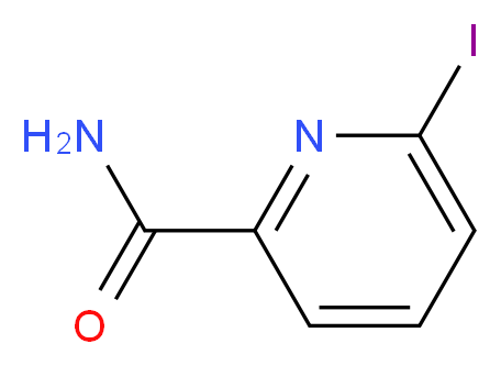 6-IODO-PYRIDINE-2-CARBOXYLIC ACID AMIDE_分子结构_CAS_851102-42-6)