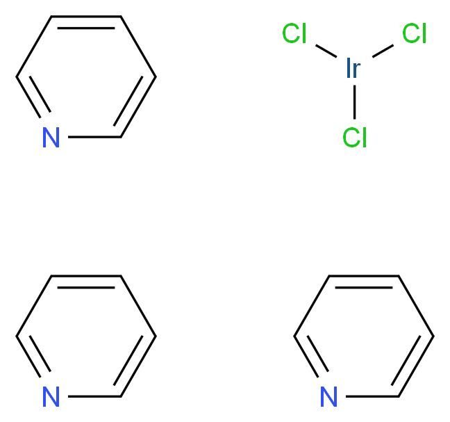 三氯三(吡啶)铱(III)_分子结构_CAS_15617-27-3)