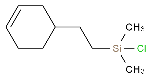 chloro[2-(cyclohex-3-en-1-yl)ethyl]dimethylsilane_分子结构_CAS_5089-25-8