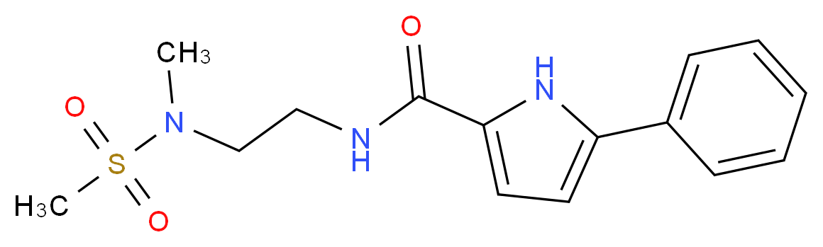 N-{2-[methyl(methylsulfonyl)amino]ethyl}-5-phenyl-1H-pyrrole-2-carboxamide_分子结构_CAS_)