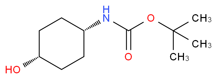 tert-butyl (1s,4s)-4-hydroxycyclohexylcarbamate_分子结构_CAS_224309-64-2)