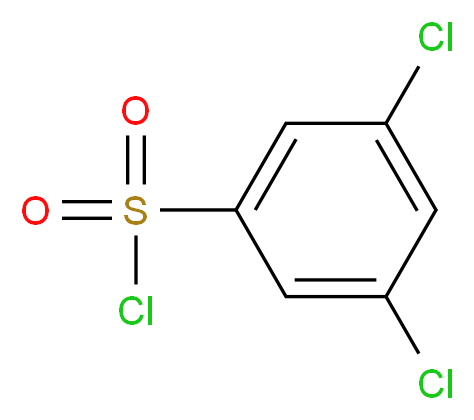 3,5-Dichlorobenzenesulphonyl chloride_分子结构_CAS_705-21-5)