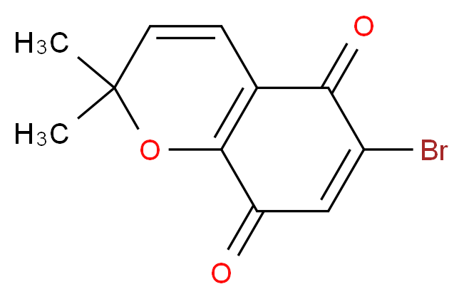 6-BROMO-2,2-DIMETHYL-2H-CHROMENE-5,8-DIONE_分子结构_CAS_557757-34-3)