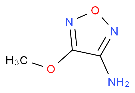 4-methoxy-1,2,5-oxadiazol-3-amine_分子结构_CAS_78350-48-8