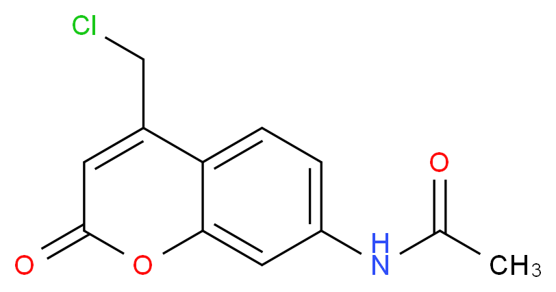 N-(4-Chloromethyl-2-oxo-2H-chromen-7-yl)-acetamide_分子结构_CAS_)