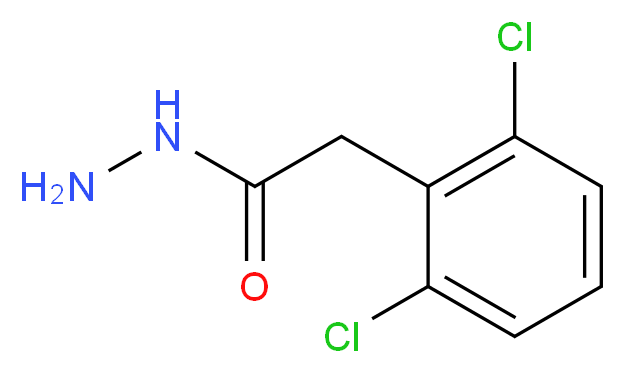 2-(2,6-Dichlorophenyl)acetohydrazide_分子结构_CAS_)