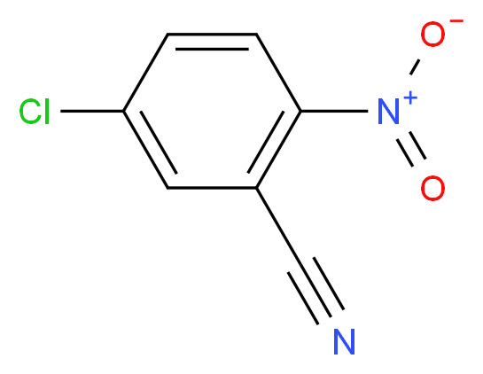 5-氯-2-硝基苯甲腈_分子结构_CAS_34662-31-2)